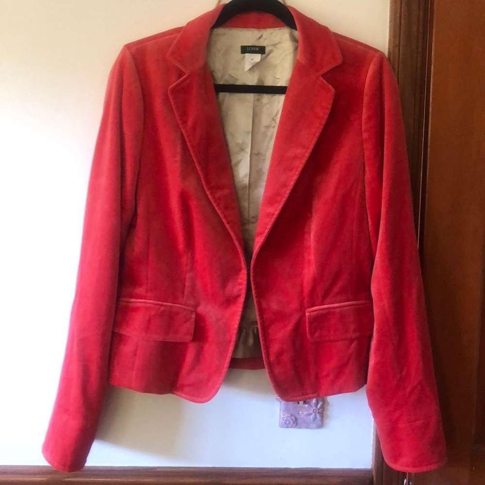 JCrew Velvet Blazer